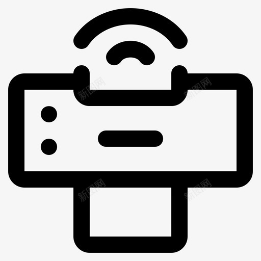 打印信号wifi设备打印机svg_新图网 https://ixintu.com 打印 信号 wifi 设备 打印机 输出 技术