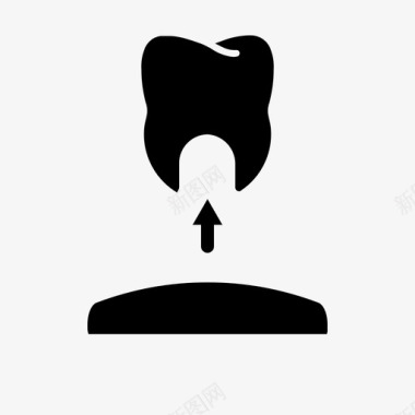 拔牙护理牙齿图标