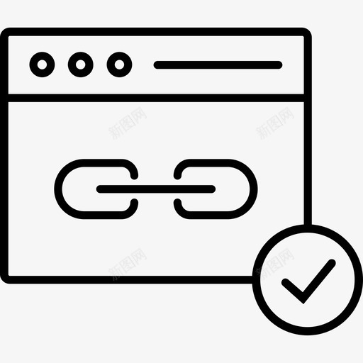 浏览器互联网链接svg_新图网 https://ixintu.com 浏览器 互联网 链接 网站 www 云计算