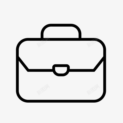 公文包包包公文包svg_新图网 https://ixintu.com 公文包 包公 线性 图标