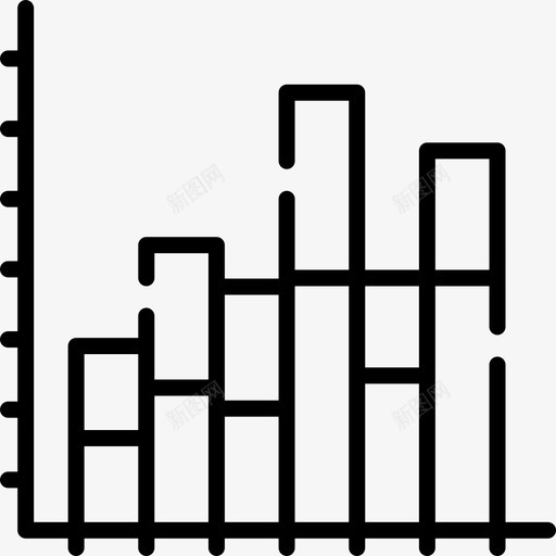 条形图图表和图表16线性svg_新图网 https://ixintu.com 图表 条形图 线性