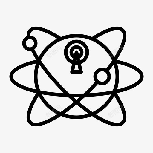 分子分析原子svg_新图网 https://ixintu.com 分子 分析 原子 研究 科学