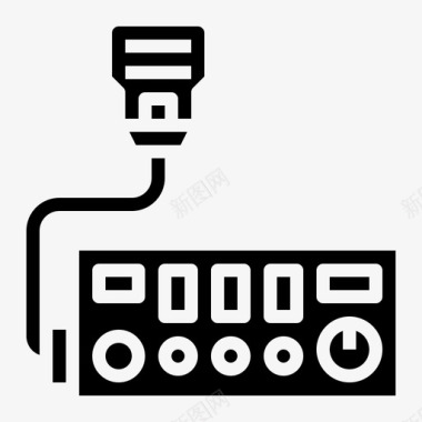 收发器无线电13填充图标