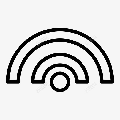 wifi互联网网络svg_新图网 https://ixintu.com wifi 互联网 网络 wi-fi 无线