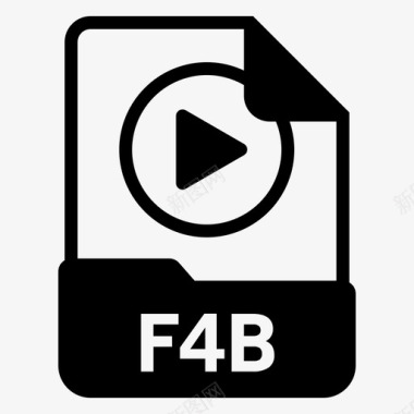 f4b文档文件图标