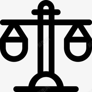法律法院司法图标