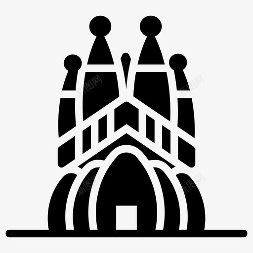 拉萨格拉达家族萨格拉达家族巴塞罗那教堂svg_新图网 https://ixintu.com 家族 格拉 拉萨 巴塞罗那 地标 学的 矢量图 矢量 字形 一套 纪念碑