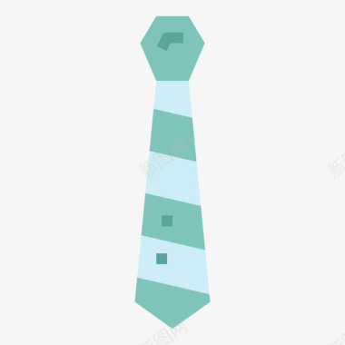 领带附件23扁平图标