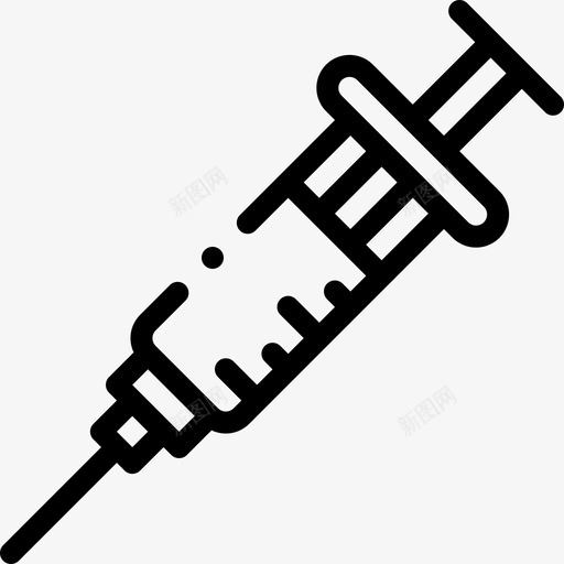 注射器疫苗开发6线性svg_新图网 https://ixintu.com 注射器 疫苗 开发 线性