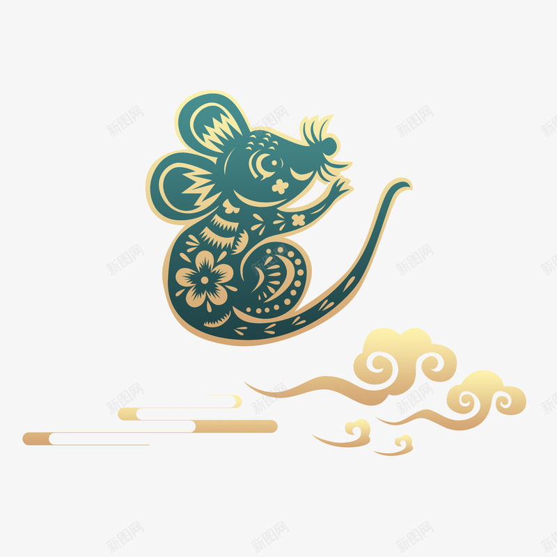 鼠年新年传统年味png免抠素材_新图网 https://ixintu.com 元旦 新年 传统 年味 传统节日 淘宝 阿里 活动
