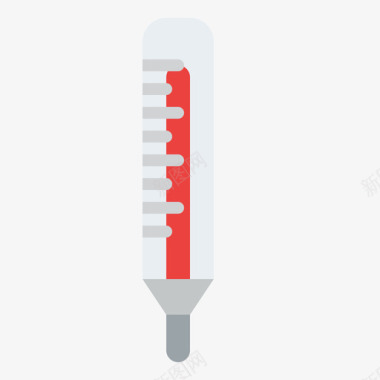 温度计科学156扁平图标