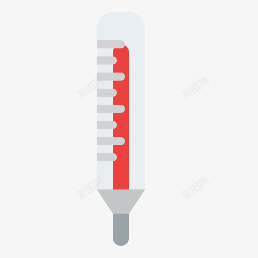 温度计科学156扁平svg_新图网 https://ixintu.com 温度计 科学 扁平