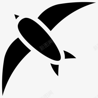 燕子鸟自然图标