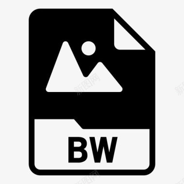 bw文档扩展名图标