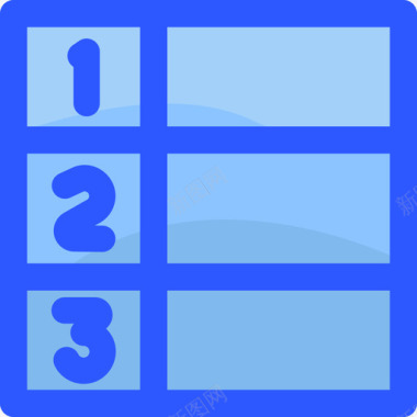 桌子数学13蓝色图标