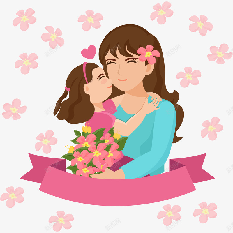 母亲节人物节日母亲节38妇女节png免抠素材_新图网 https://ixintu.com 母亲节 人物 节日 妇女节