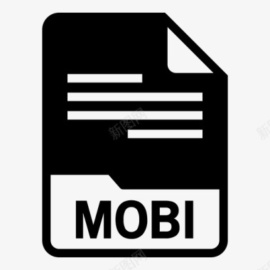 mobi文档扩展名图标