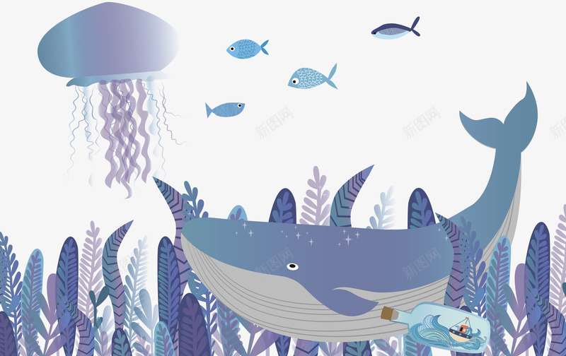 水彩卡通手绘海底海洋鲸鱼植物矢量印刷ai图案剪贴画png图片免费下载 素材m Xjxvbyybv 新图网 水彩卡通手绘海底海洋鲸鱼植物矢量印刷ai图案剪贴画png图片免费下载 素材m Xjxvbyybv 新图网