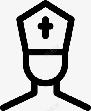 教皇基督徒教会图标