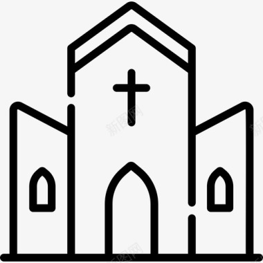 教堂宗教47直系图标