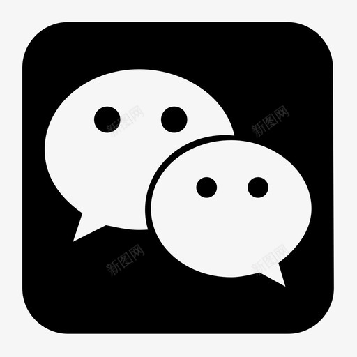 公众号iconsvg_新图网 https://ixintu.com 公众 icon