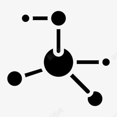 分子科学158字形图标