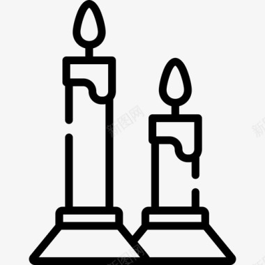 蜡烛宗教信仰47直系图标