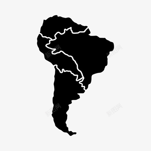 南美洲大陆地图svg_新图网 https://ixintu.com 南美洲 地图 大陆 风险