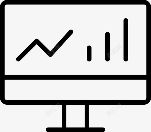 计算机图表数据svg_新图网 https://ixintu.com 计算机 图表 数据 演示 报告 统计 计算 精简