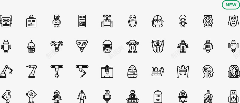 95robotsline11824784icon图标