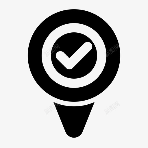 位置检查gps导航svg_新图网 https://ixintu.com 检查 位置 gps 导航 定位 实体