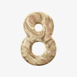 3D数字动物绒毛数字创意动物皮毛数字数素材