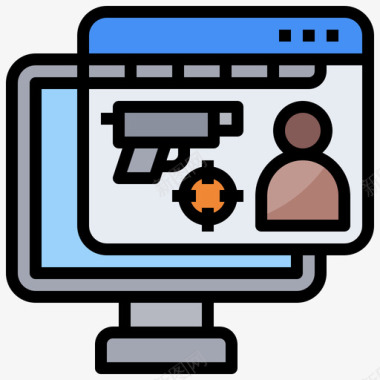 HitmanDarkWeb9线性颜色图标