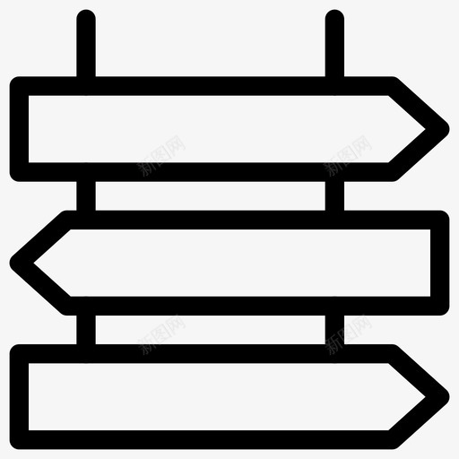 悬挂标志箭头标牌svg_新图网 https://ixintu.com 悬挂 标志 标牌 箭头 方向