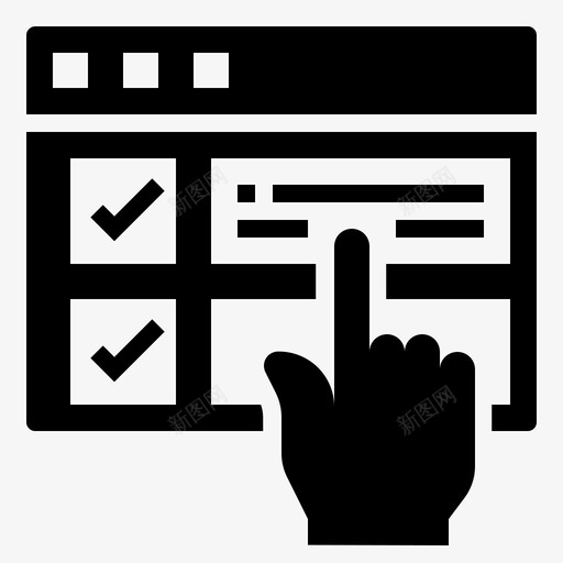 悬停状态单击界面svg_新图网 https://ixintu.com 悬停 状态 单击 界面 选择器 webdesignglyph1
