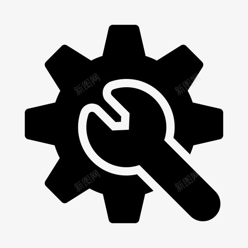 修复设置齿轮配置svg_新图网 https://ixintu.com 修复 设置 齿轮 配置 internet 安全线 标志 标志符 符号