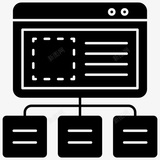 web模块模板流程图层次结构svg_新图网 https://ixintu.com web 模块 模板 流程图 层次 结构 网站 地图 seo 实体 向量
