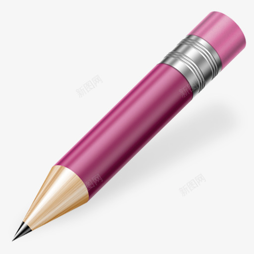 3D紫色铅笔图标书纸张笔墨文具png_新图网 https://ixintu.com 3D 紫色 铅笔 图标 标书 纸张 笔墨 文具