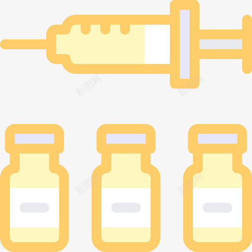 疫苗冠状病毒23线状颜色svg_新图网 https://ixintu.com 疫苗 冠状 病毒 线状 颜色