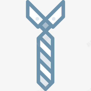 领带商务532直线颜色图标