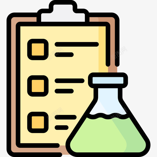 化学记录实验室69线性颜色svg_新图网 https://ixintu.com 化学 记录 实验室 线性 颜色