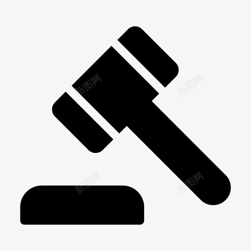拍卖业务法庭svg_新图网 https://ixintu.com 拍卖 业务 法庭 砾石 锤子 业务管理 字形