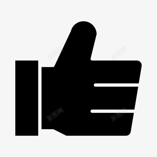 喜欢评级大拇指svg_新图网 https://ixintu.com 喜欢 大拇指 评级 金融 图标 实心