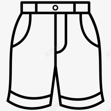 短裤拳击手内裤图标