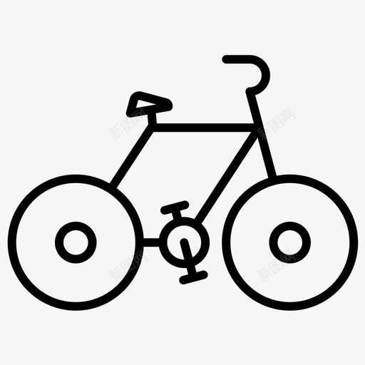 自行车双自行车运动加粗线条集467svg_新图网 https://ixintu.com 自行车 运动 加粗 粗线条