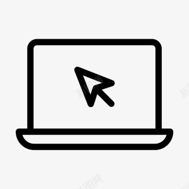 笔记本光标internet笔记本图标