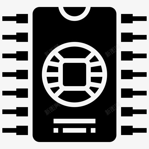 ic芯片电路计算机svg_新图网 https://ixintu.com ic 芯片 电路 计算机 集成 电子元件 符号