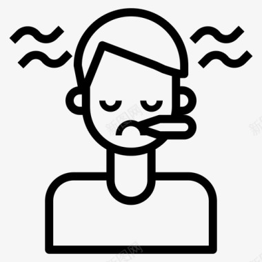 发烧化身人图标
