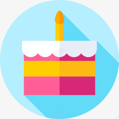 生日蛋糕母亲节32平铺图标
