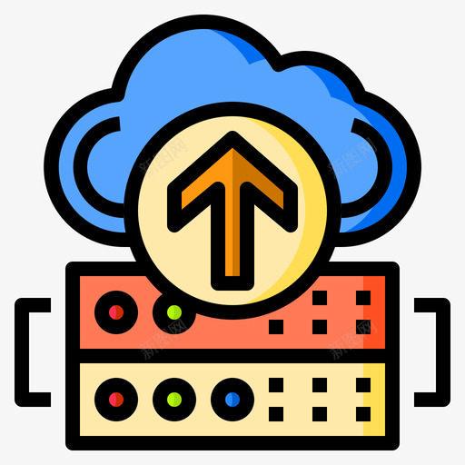 上传云技术44线颜色svg_新图网 https://ixintu.com 上传 技术 颜色